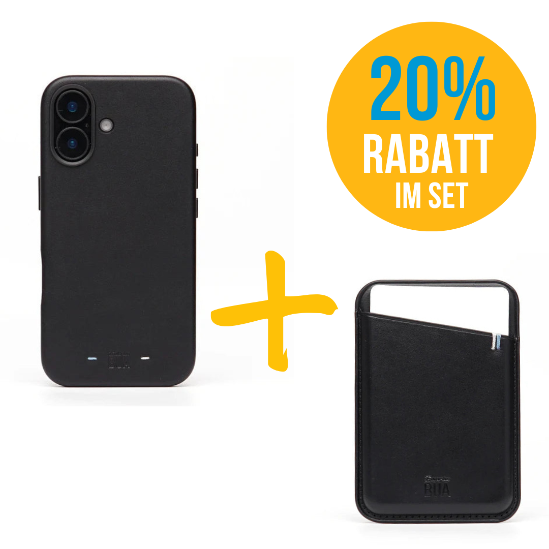 Set iPhone 16 Hülle mit MagSafe Wallet