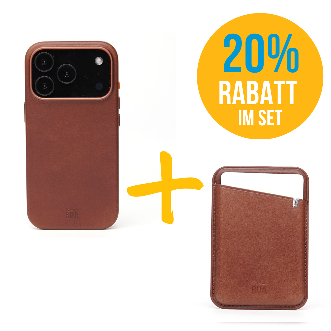 Set iPhone 17 Hülle mit MagSafe Wallet