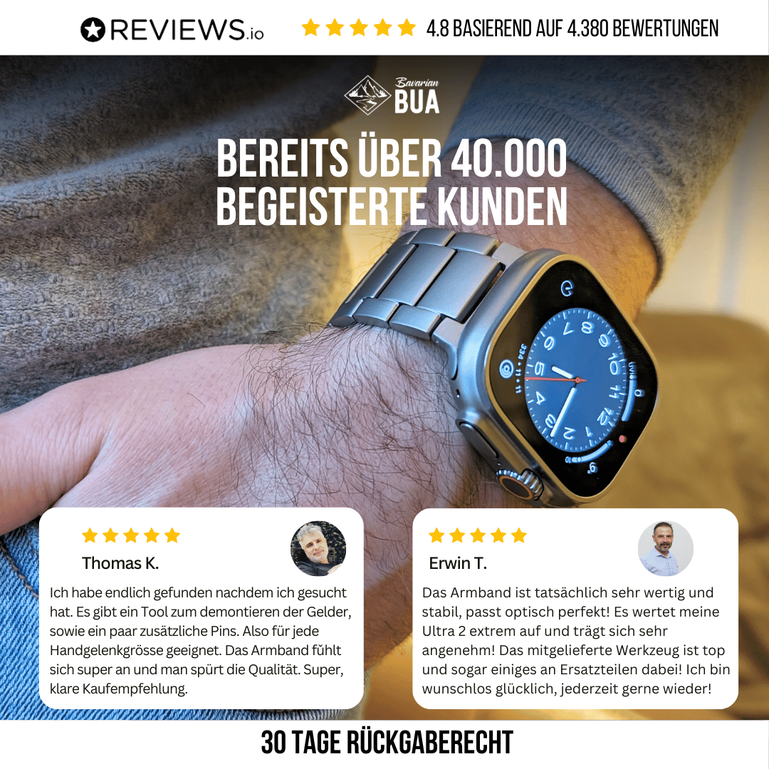 Titan Armband für die Apple Watch Ultra