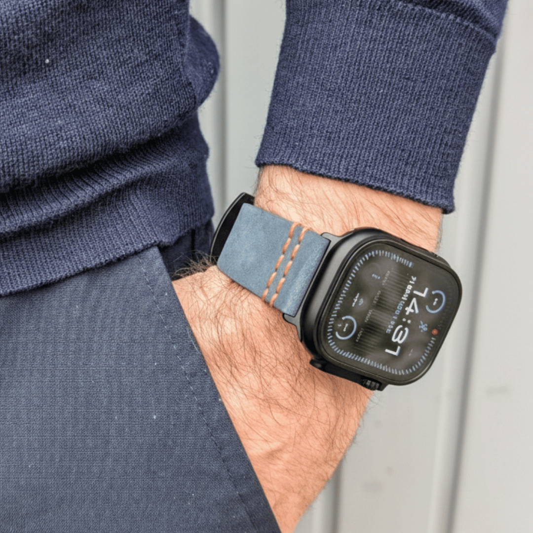 Wasserfestes Lederarmband für Apple Watch Ultra