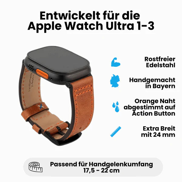 Set iPhone Hülle mit Band für die Apple Watch Ultra | Hellbraun