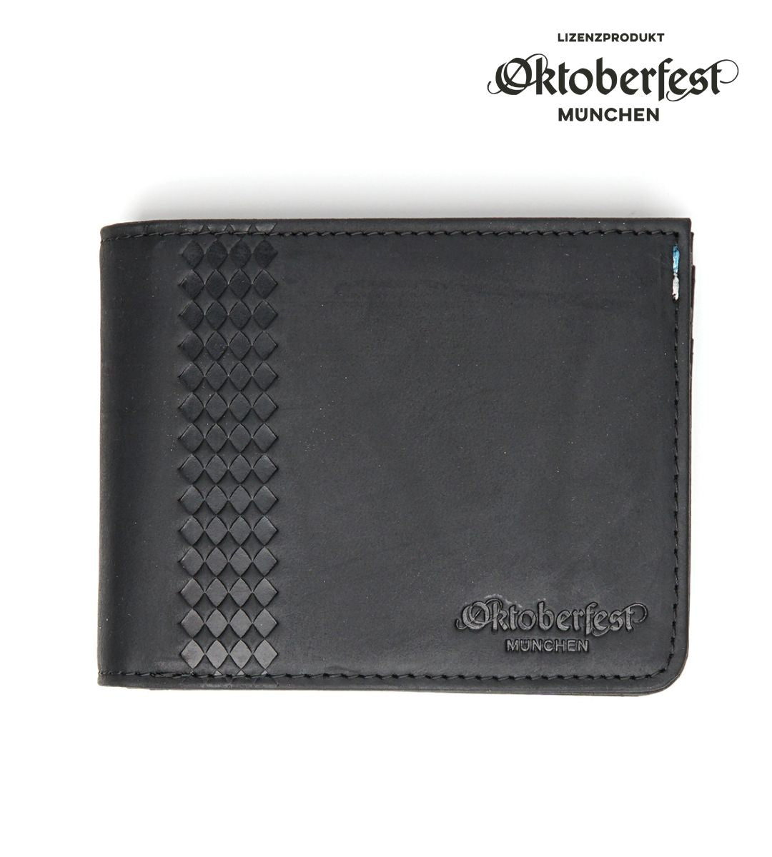 Oktoberfest™️ - Ledergeldbeutel, schwarz