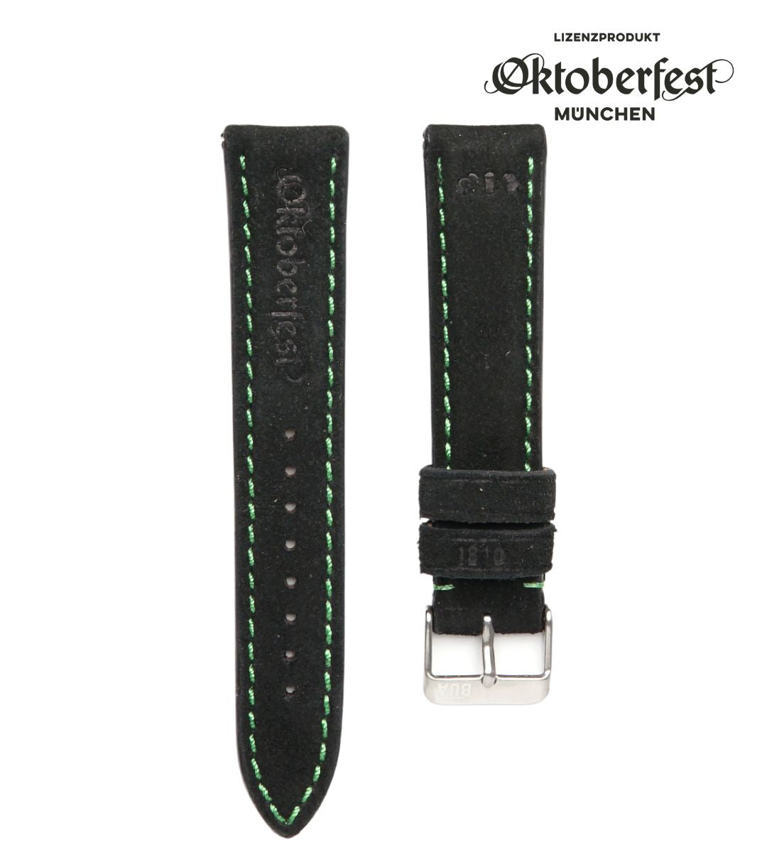 Oktoberfest™️ Lederhosenbandl für deine Uhr, schwarz