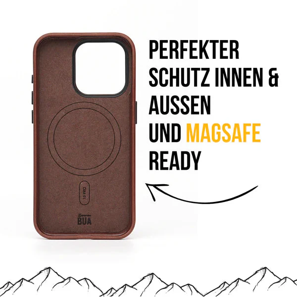 Leder Hülle für iPhone 14/15