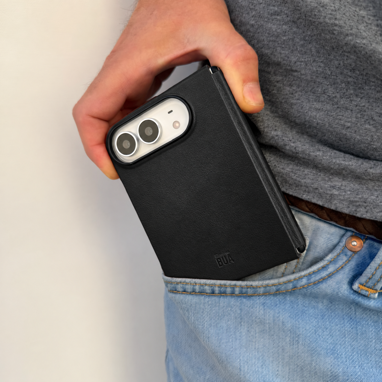 Leder Hülle für iPhone Duo