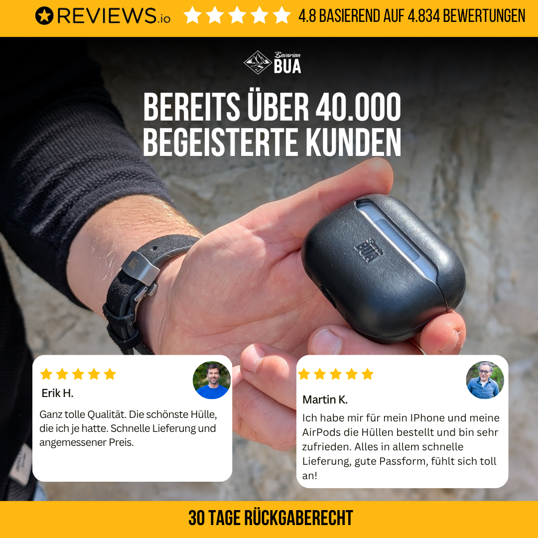 Leder Hülle für AirPods mit MagSafe