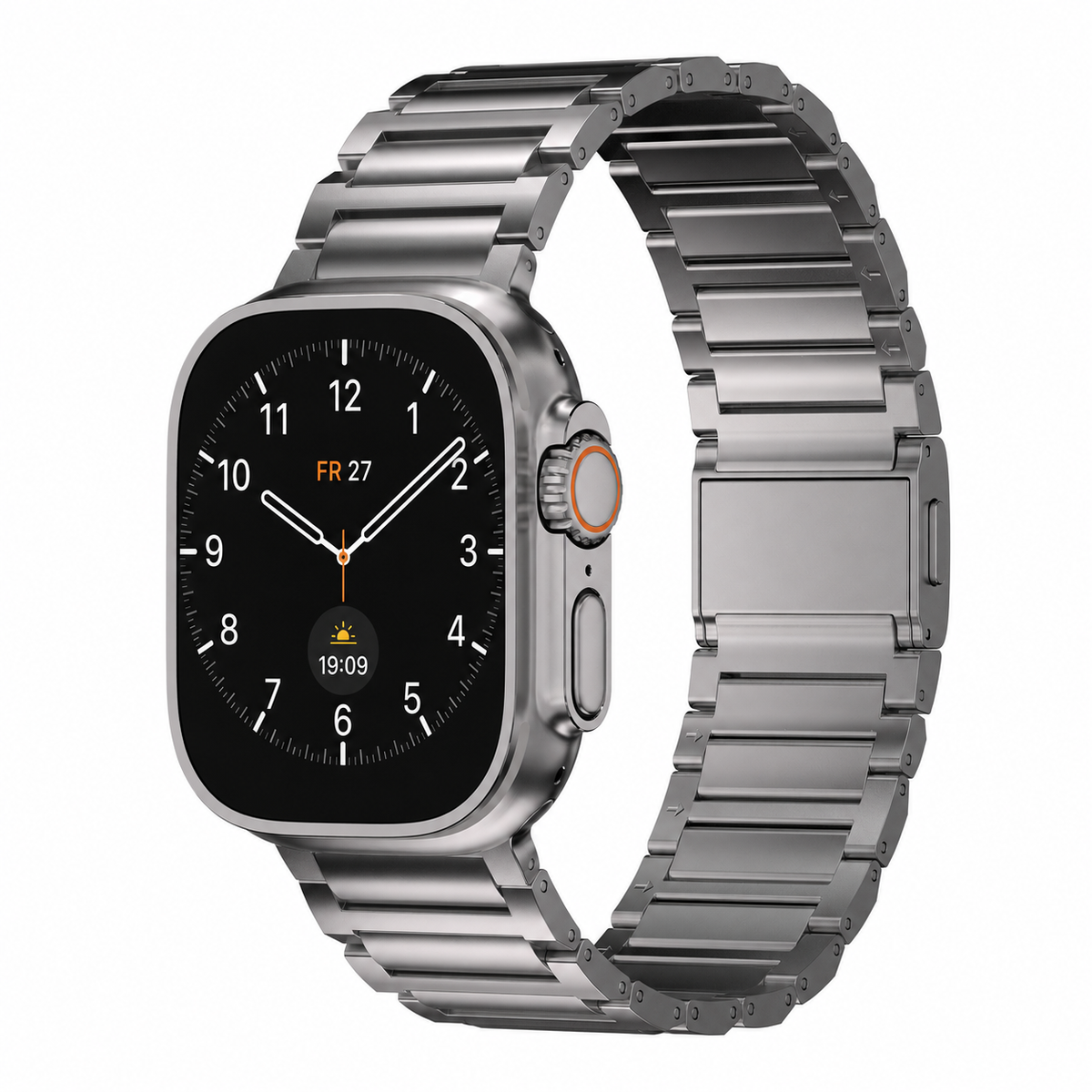 Titan Armband für die Apple Watch mit Magnetverschluss