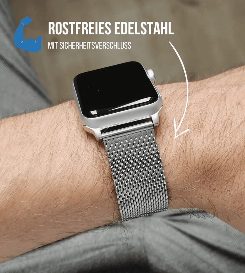 Apple Watch® Mesh | Silber