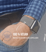 Apple Watch® Ozeanplastikband | Rauchblau