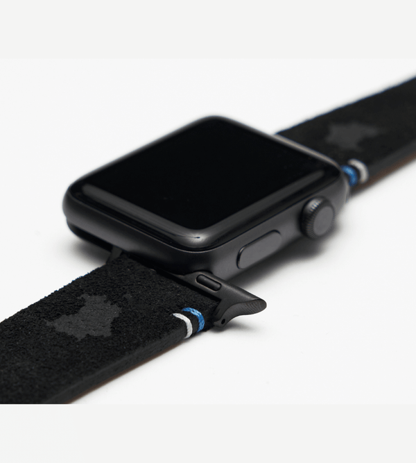 Apple Watch® Wildlederbandl | Schwarz Bayern