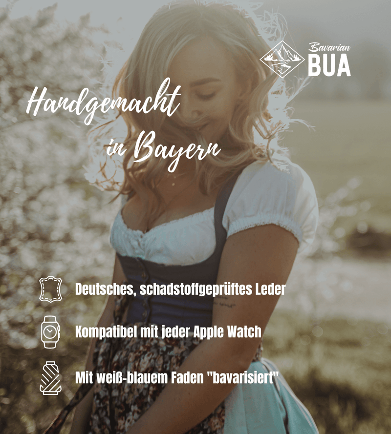 Apple Watch® Set Wildlederbandl | Gold + Hellgrau