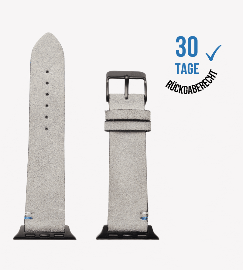 Apple Watch® Set Wildlederbandl | Gold + Hellgrau