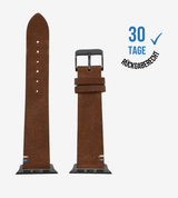 Apple Watch® Set Wildlederbandl | Mittelbraun + Grau