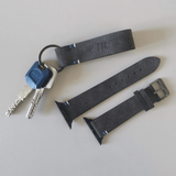 Schlüsselanhänger | Wildleder Grau